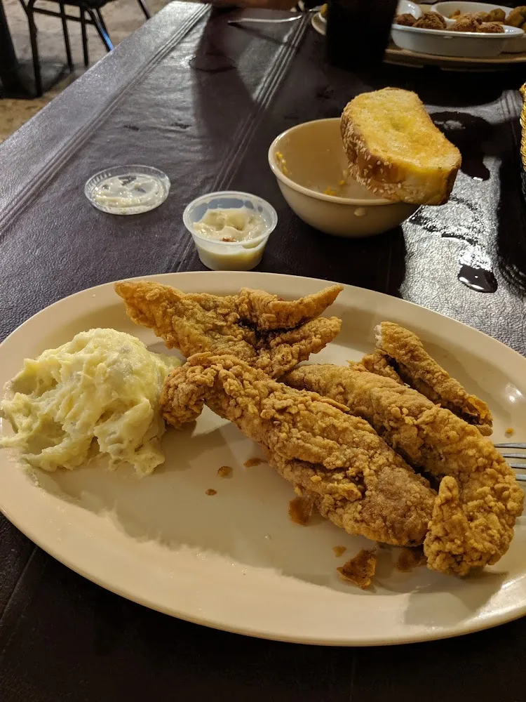 Catfish and Potato Salad